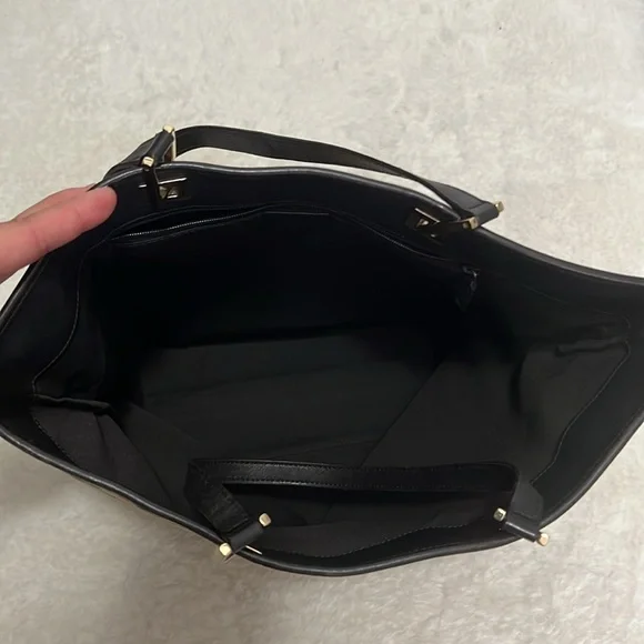 Authentic Gucci Brown and Black Monogram Tote Bag - Picture 3 of 12